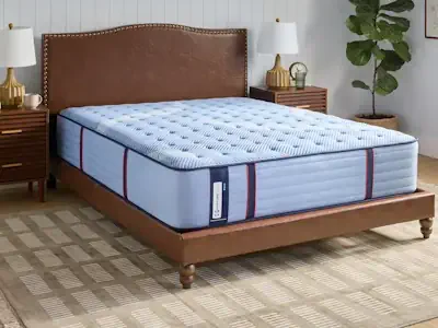 Queen size EPT Sealy Posturepedic<sup>®</sup> mattress in styled bedroom